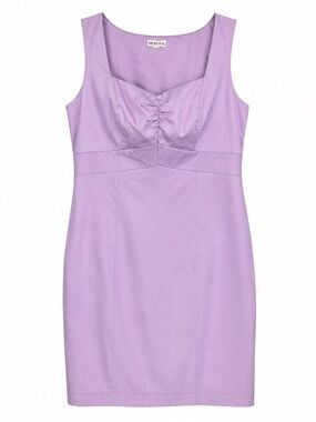 Merona Lavender Sheath Dress Women's 12 Sleeveless Lined Sweetheart Cocktail